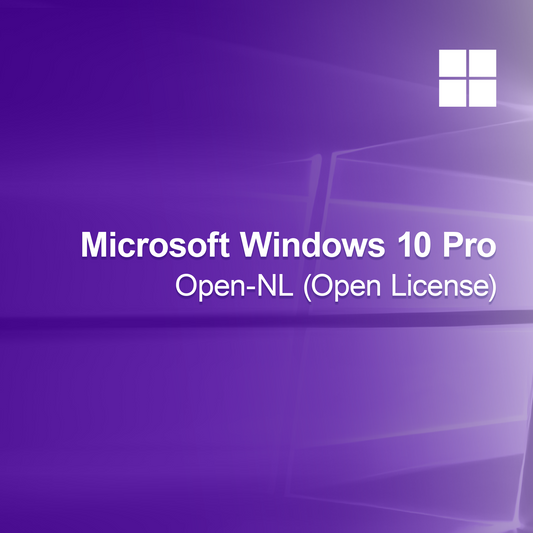 Microsoft Windows 10 Pro Open-NL (Åben Licens)