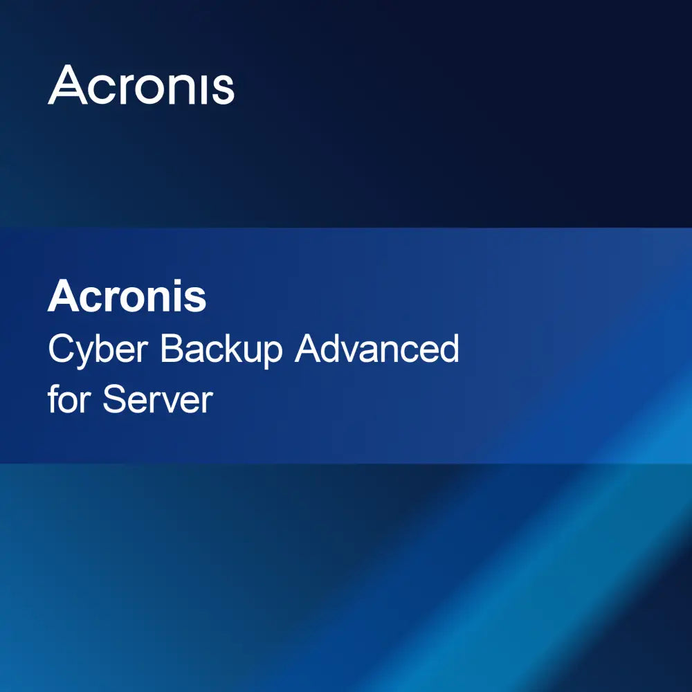 Acronis Cyber Protection Avancée Serveur