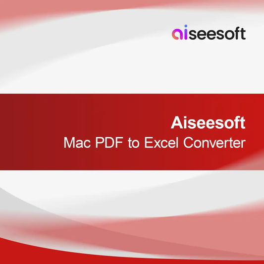 Aiseesoft Mac PDF a Excel Converter