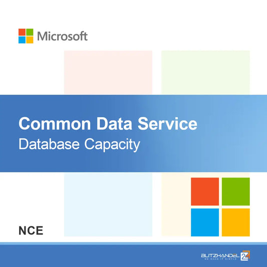 Common Data Service-databasens kapacitet (NCE)