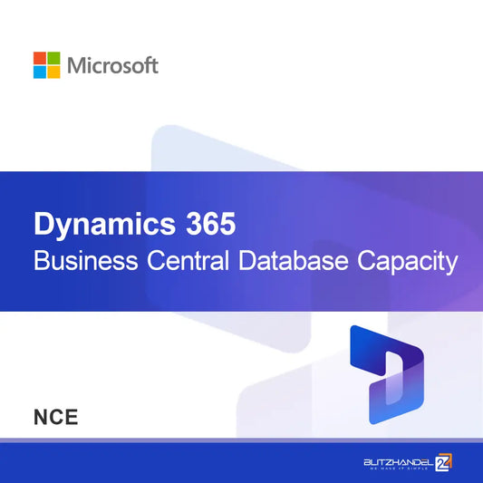 Dynamics 365 Business Central Databasekapacitet (NCE)