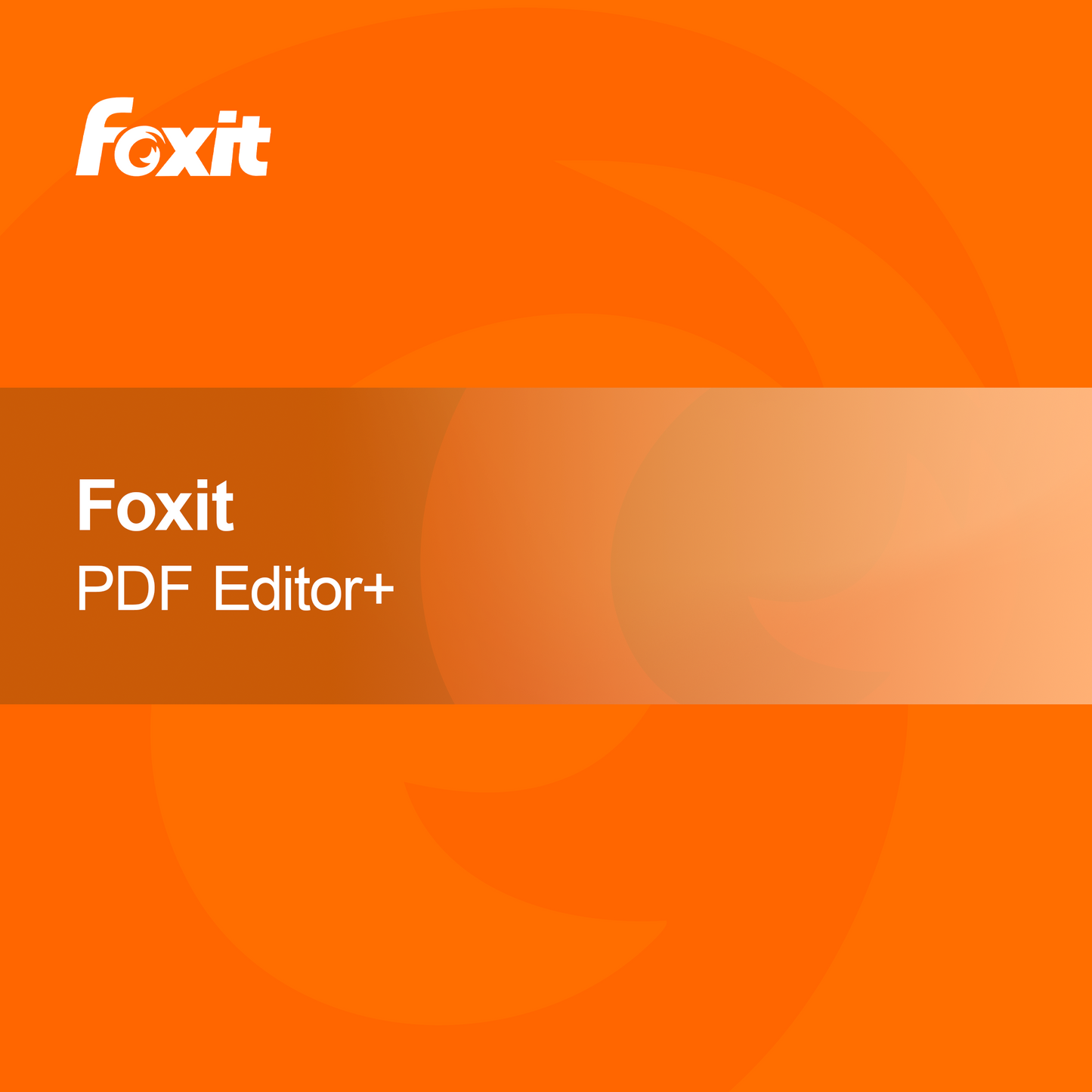 Foxit PDF -editori+