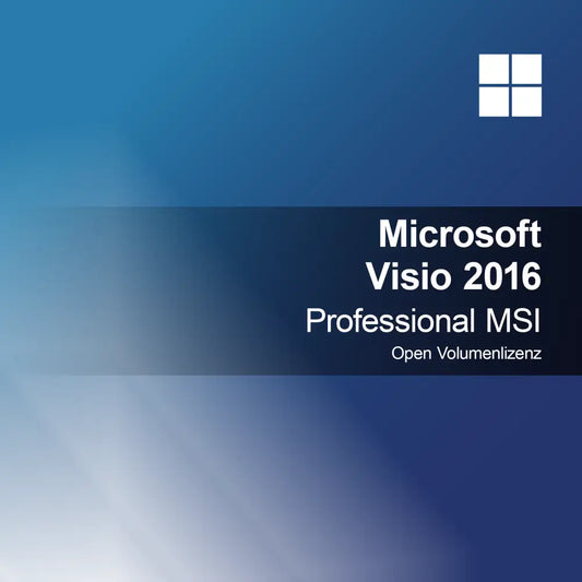 Microsoft Visio 2016 Professional MSI Öppen Volymlicens