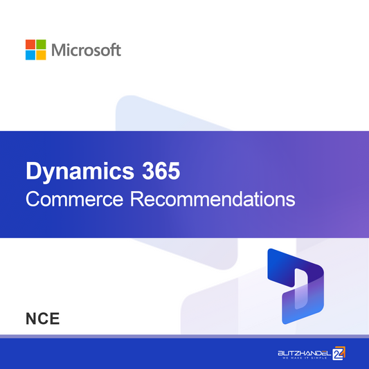 Dynamics 365 Commerce Препоръки (NCE)