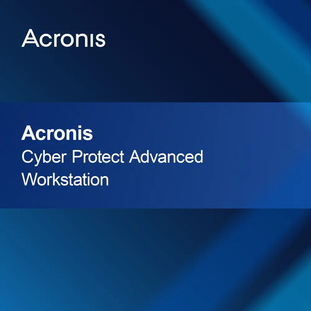 Acronis Cyber Protect Avanceret Arbejdsstation